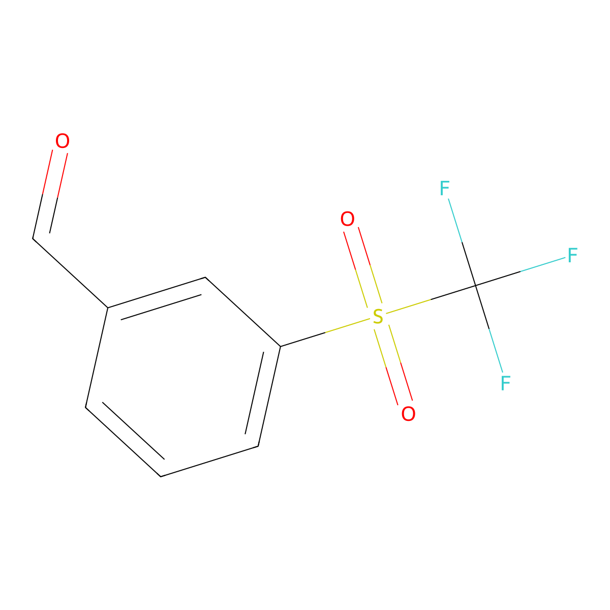 3-(Trifluoromethylsulfonyl)benzaldehyde molecular structure, CAS 1274904-33-4