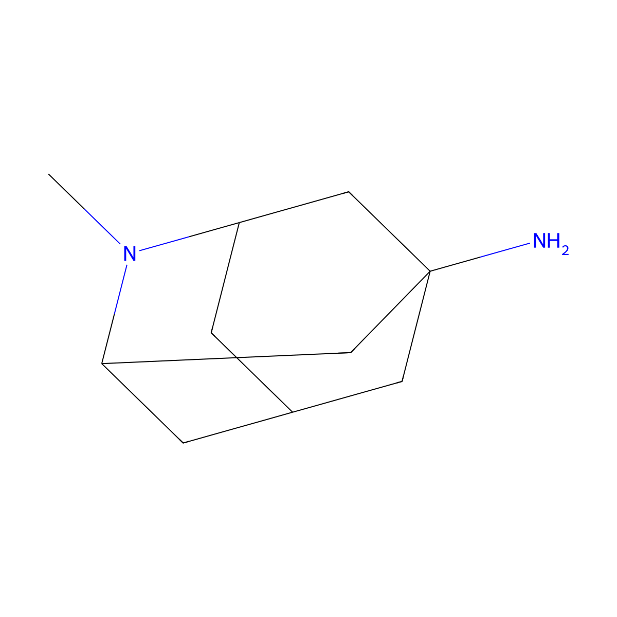 5-Amino-2-methyl-2-azatricyclo[3.3.1.13,7]decan molecular structure, CAS 1274919-18-4