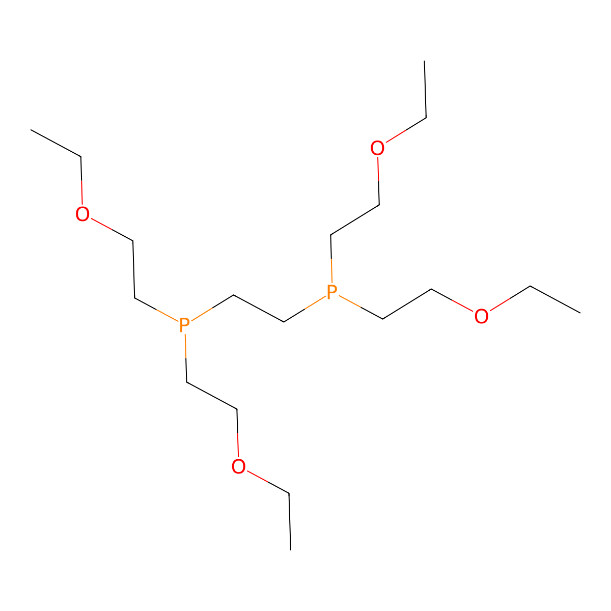 Tetrofosmin molecular structure, CAS 127502-06-1