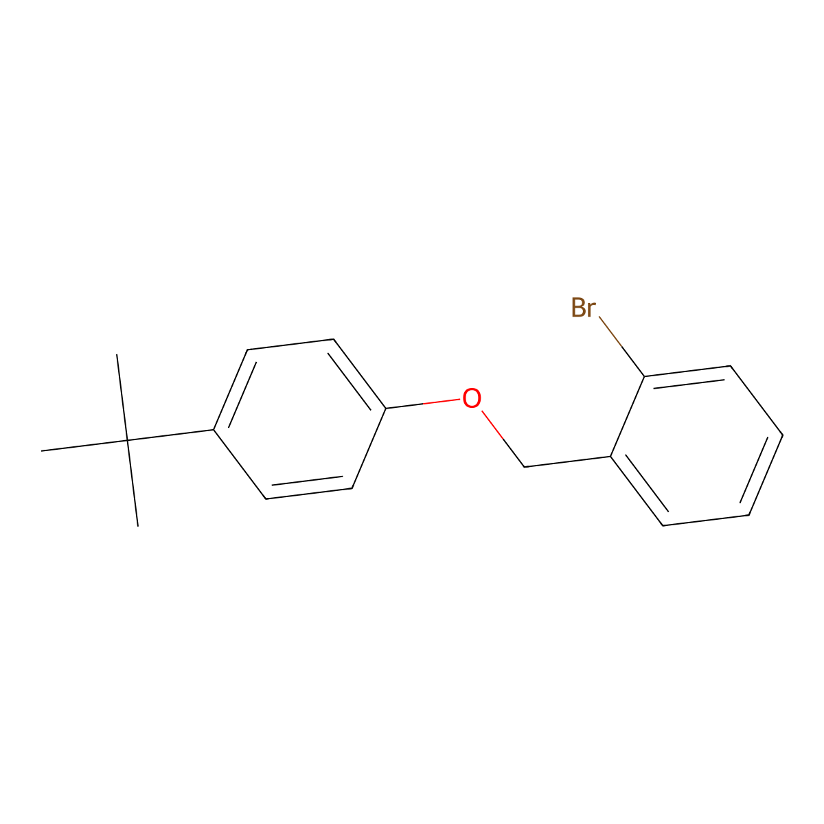 2-Bromobenzyl-(4-tert-butylphenyl)ether molecular structure, CAS 1275091-44-5