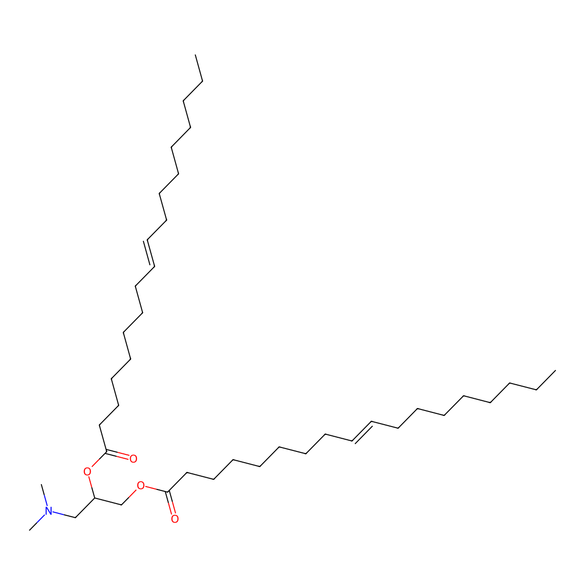 1,2-Dioleoyloxy-3-(dimethylamino)propane molecular structure, CAS 127512-29-2