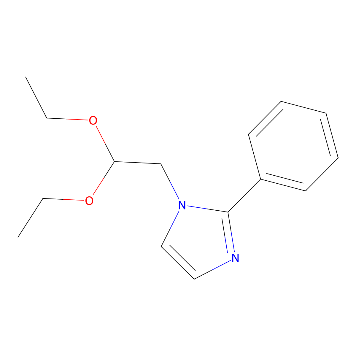 1-(2,2-diethoxyethyl)-2-phenyl-1H-imidazole molecular structure, CAS 1275178-64-7