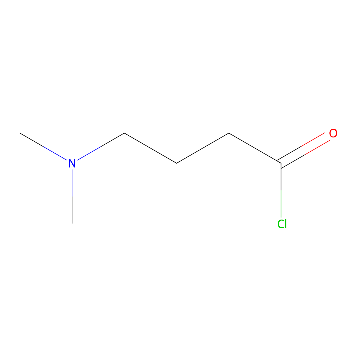 4-(Dimethylamino)butanoyl chloride molecular structure, CAS 127527-22-4