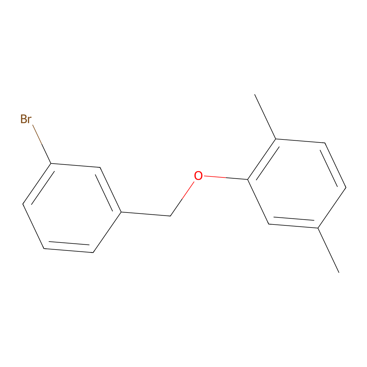 3-Bromobenzyl-(2,5-dimethylphenyl)ether molecular structure, CAS 1275453-79-6