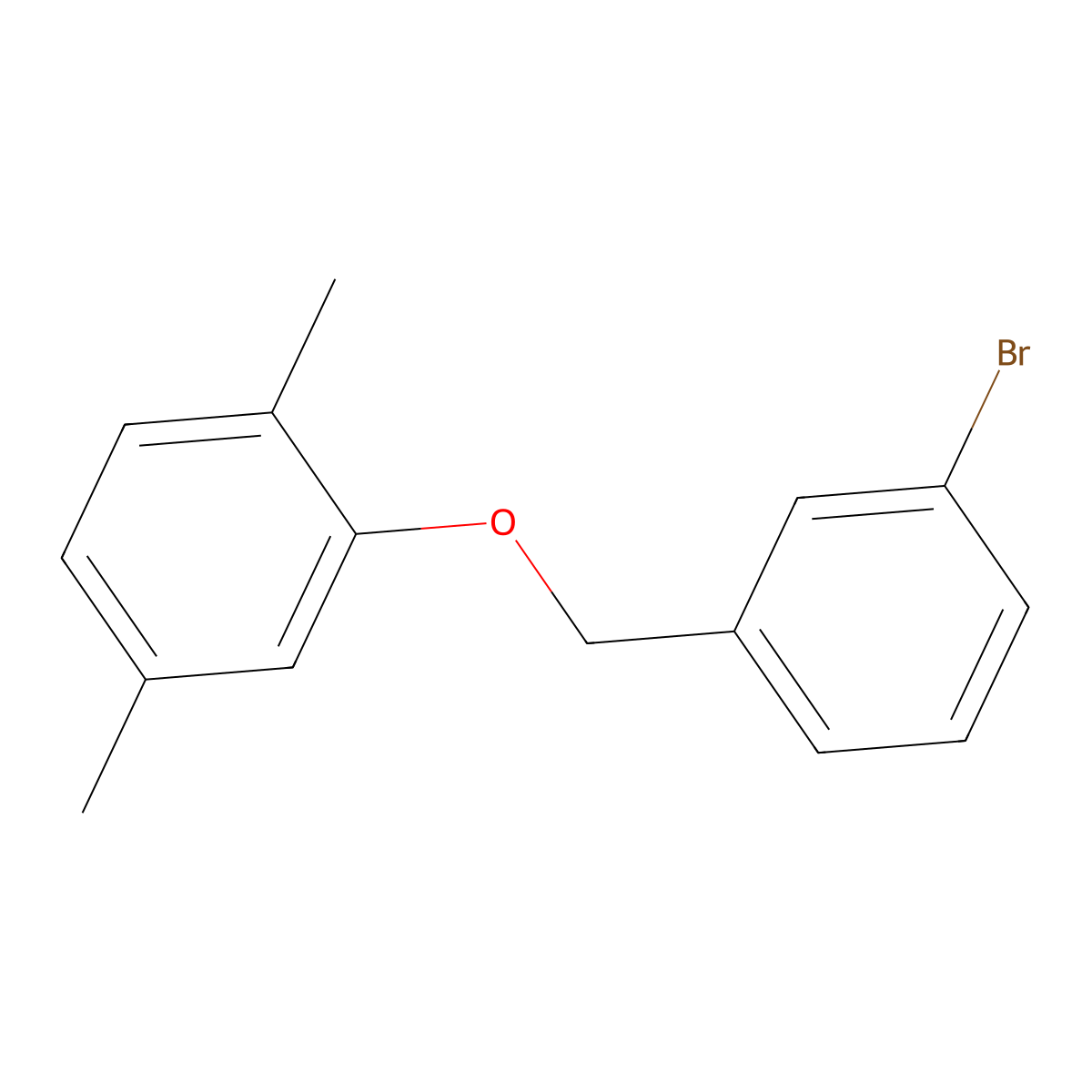 3-Bromobenzyl-(2,5-dimethylphenyl)ether molecular structure, CAS 1275453-79-6