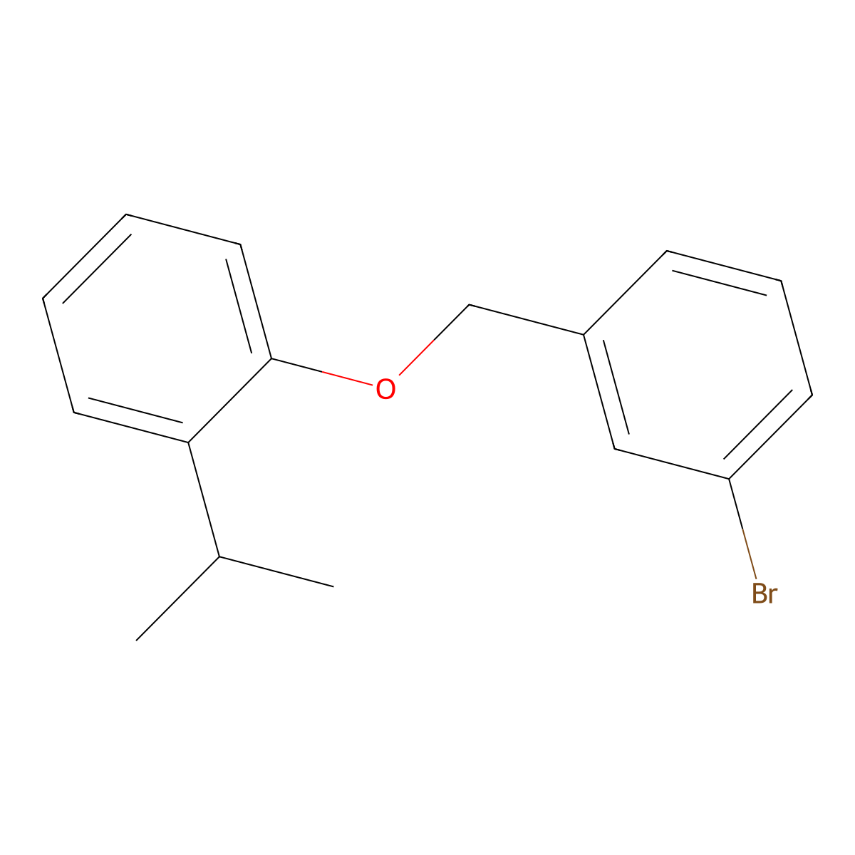 1-((3-Bromobenzyl)oxy)-2-isopropylbenzene molecular structure, CAS 1275453-81-0