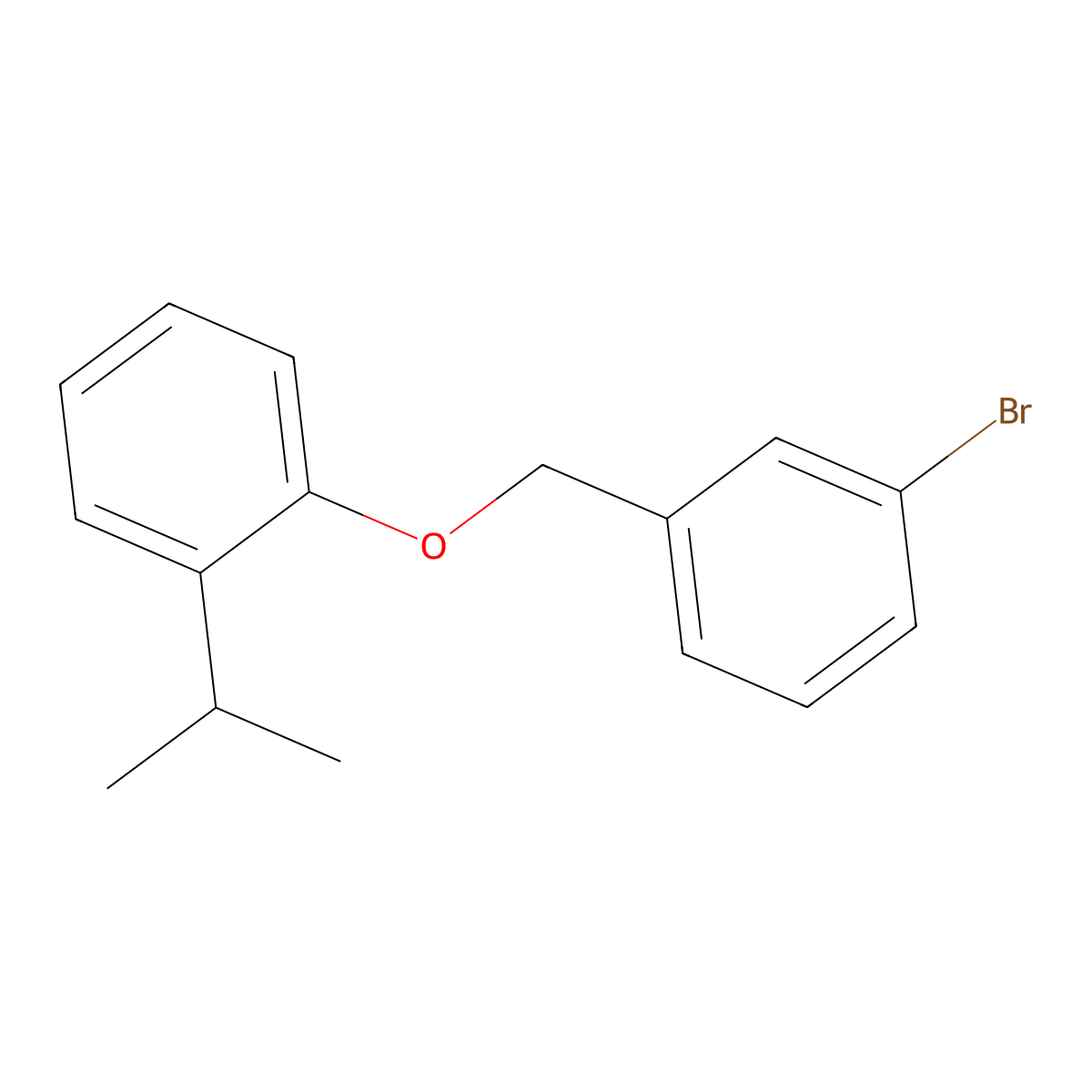 1-((3-Bromobenzyl)oxy)-2-isopropylbenzene molecular structure, CAS 1275453-81-0