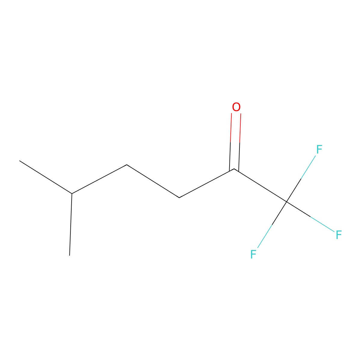 1,1,1-Trifluoro-5-methylhexan-2-one molecular structure, CAS 1275460-51-9