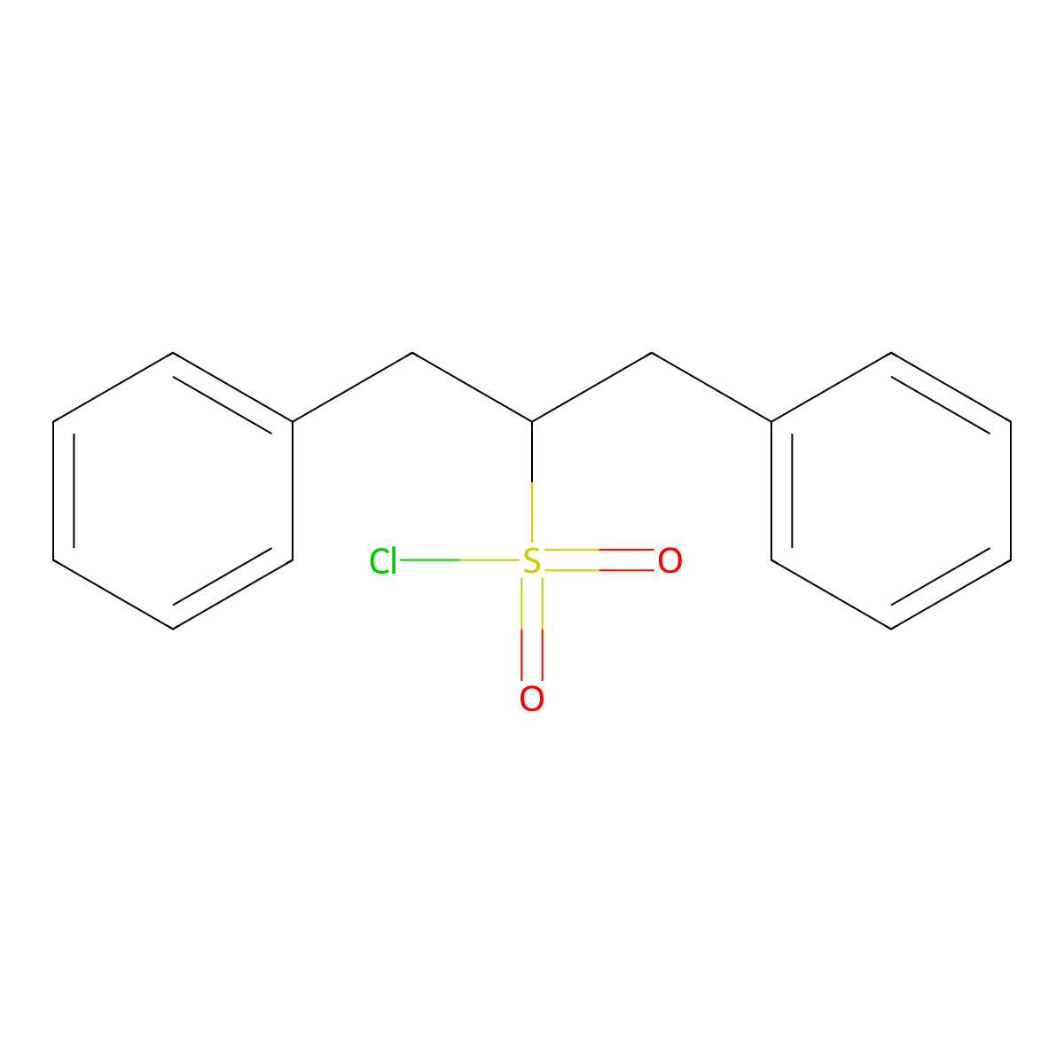1,3-Diphenylpropane-2-sulfonyl chloride molecular structure, CAS 1275565-58-6