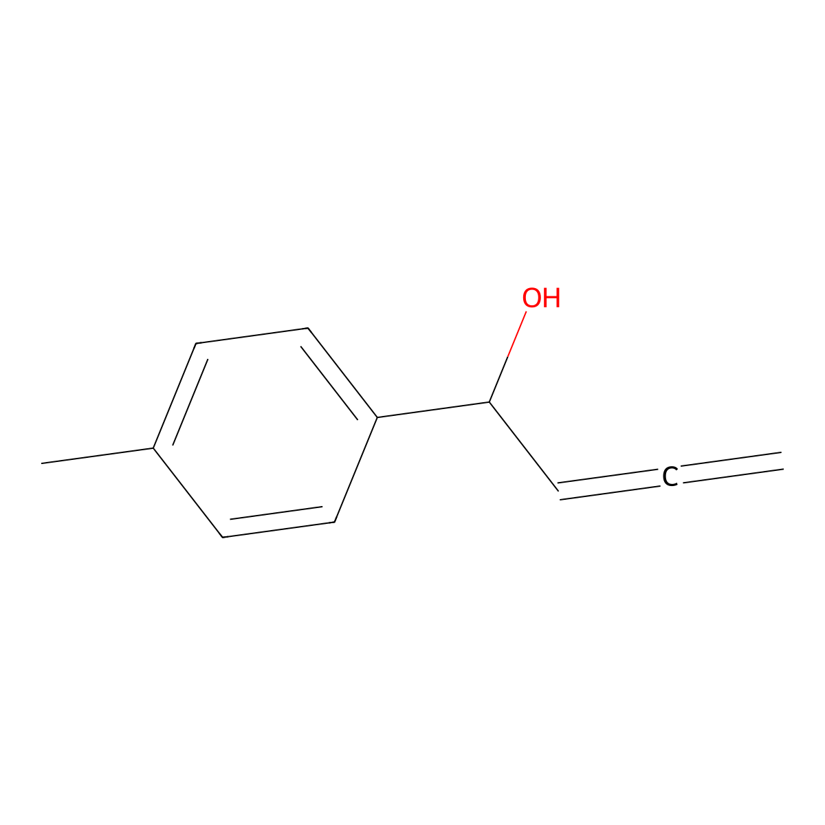 1-(p-Tolyl)buta-2,3-dien-1-ol molecular structure, CAS 127559-52-8