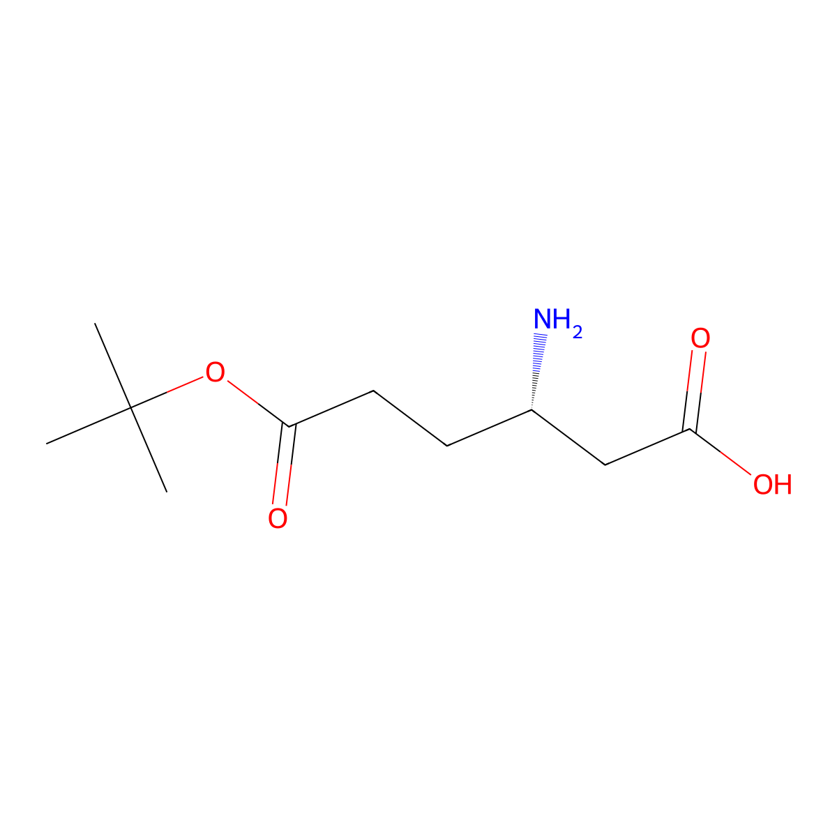 H-beta-HoGlu(OtBu)-OH molecular structure, CAS 1275612-13-9