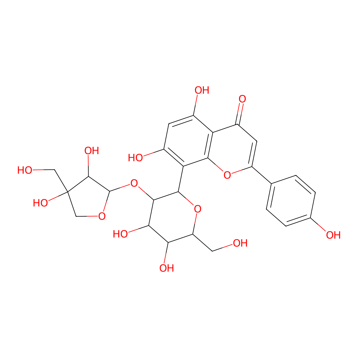 Ficuflavoside molecular structure, CAS 1275615-11-6