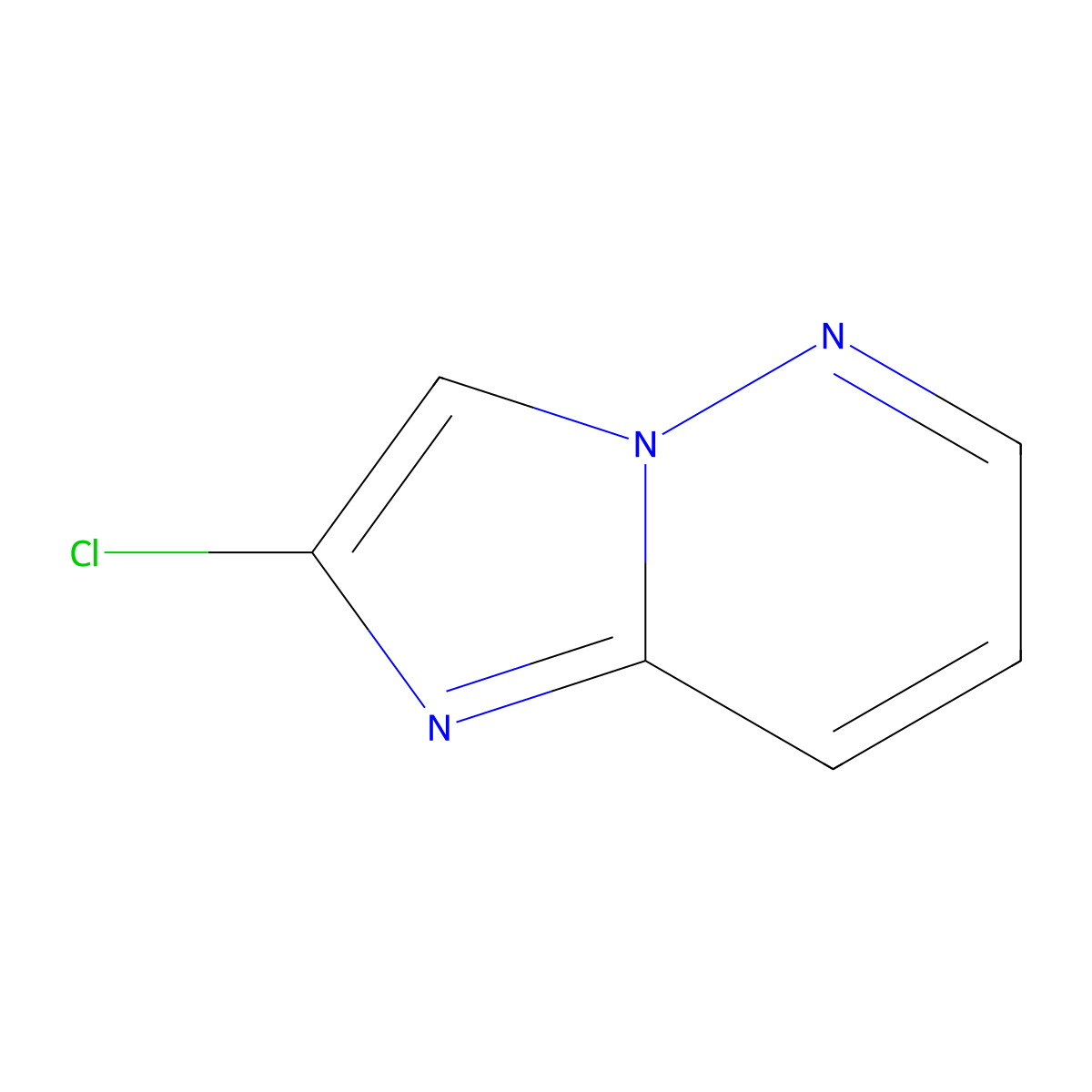 2-Chloroimidazo(1,2-b)pyridazine molecular structure, CAS 127566-19-2