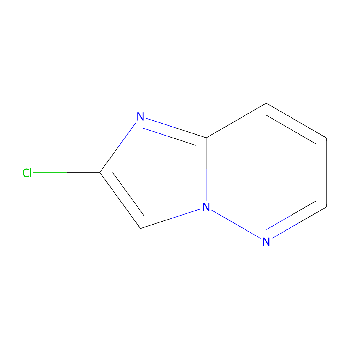 2-Chloroimidazo(1,2-b)pyridazine molecular structure, CAS 127566-19-2