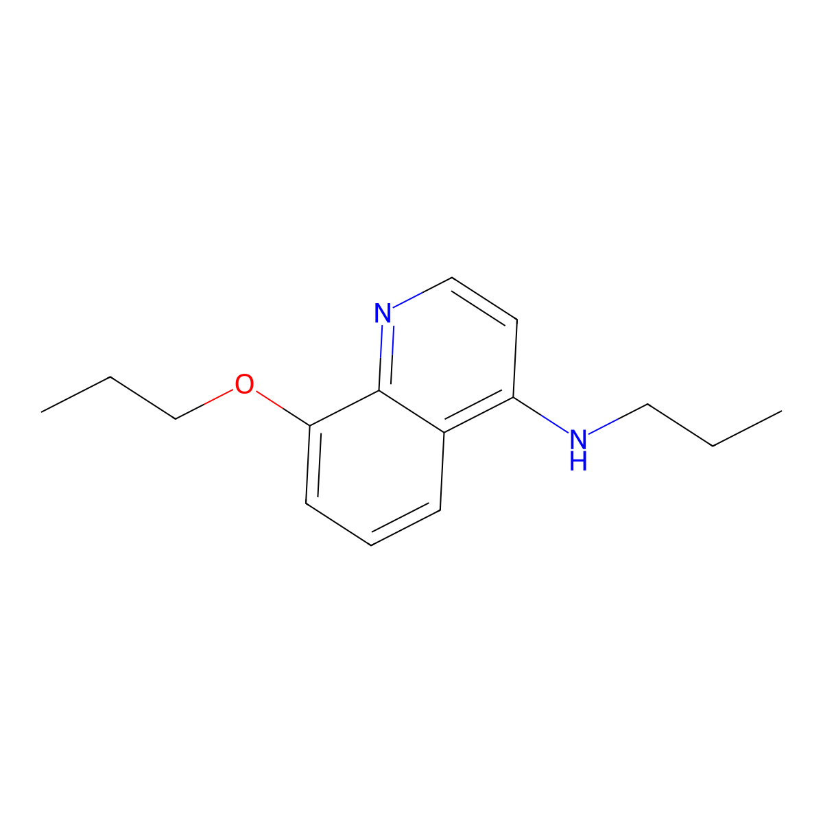 8-propoxy-N-propylquinolin-4-amine molecular structure, CAS 1275675-82-5