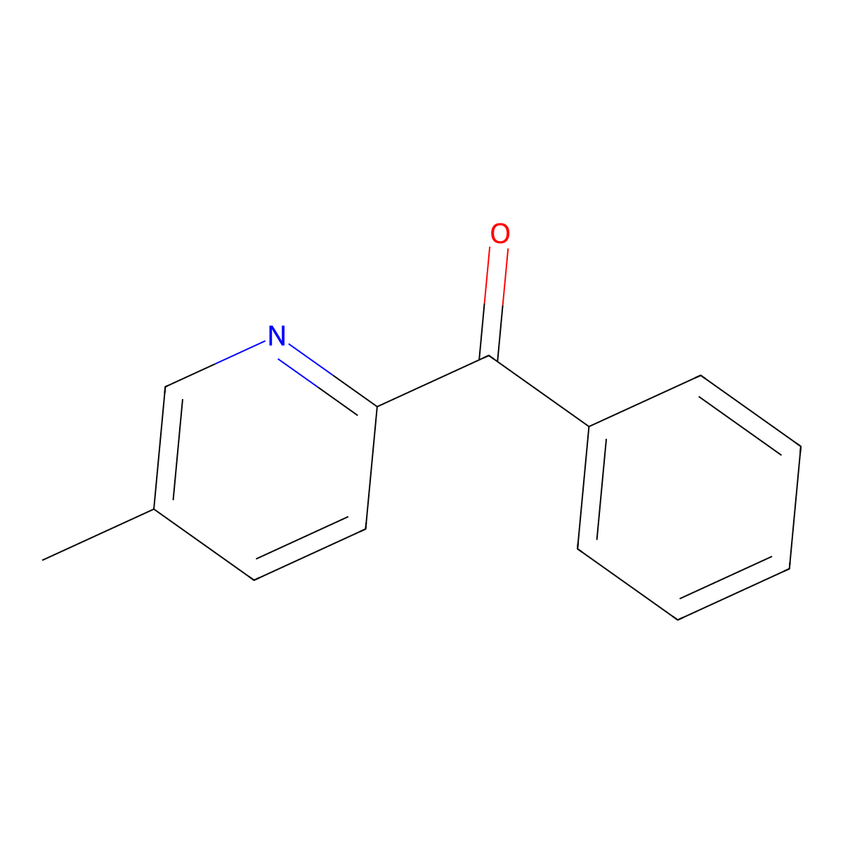 2-Benzoyl-5-methylpyridine molecular structure, CAS 127581-43-5