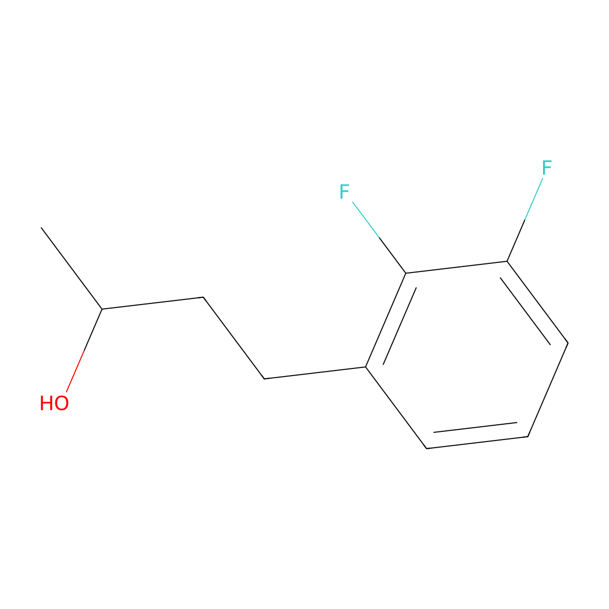 4-(2,3-Difluorophenyl)butan-2-ol molecular structure, CAS 1275877-67-2