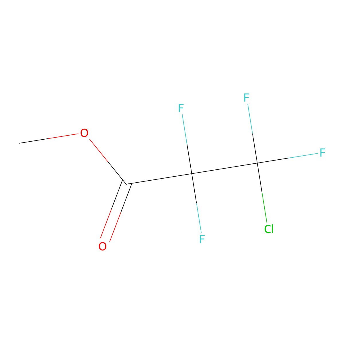 Methyl 3-Chloro-2,2,3,3-tetrafluoropropionate molecular structure, CAS 127589-63-3