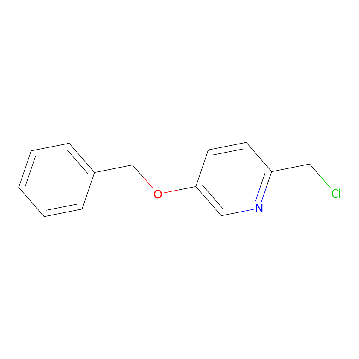 5-(Benzyloxy)-2-(chloromethyl)pyridine molecular structure, CAS 127590-90-3