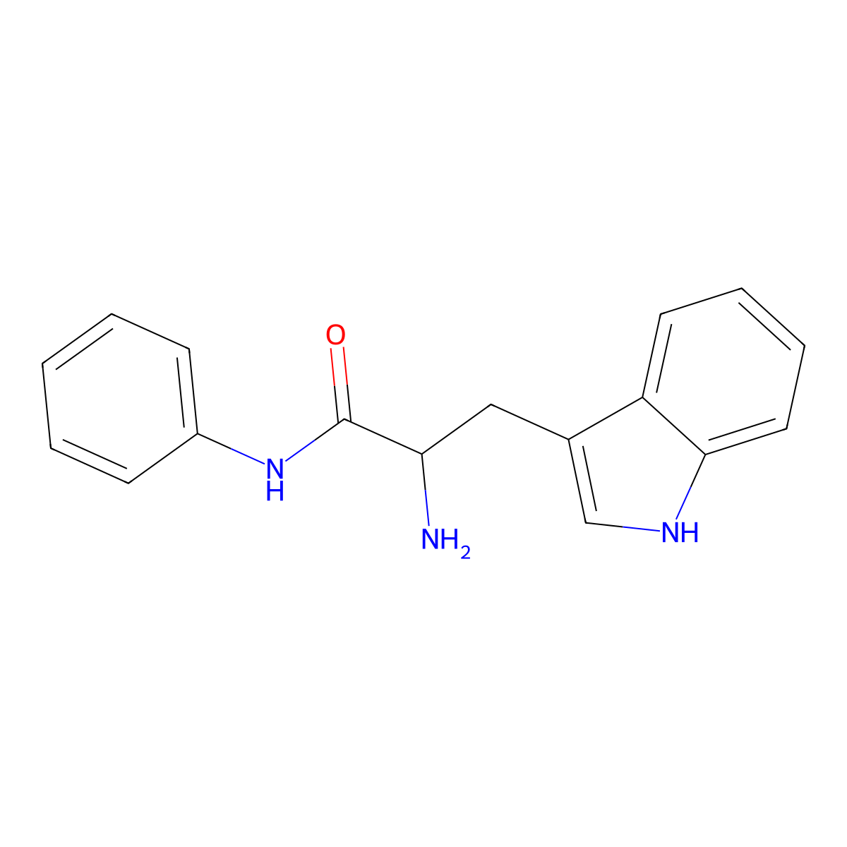 (S)-2-Amino-3-(1H-indol-3-yl)-N-phenylpropanamide molecular structure, CAS 127592-76-1