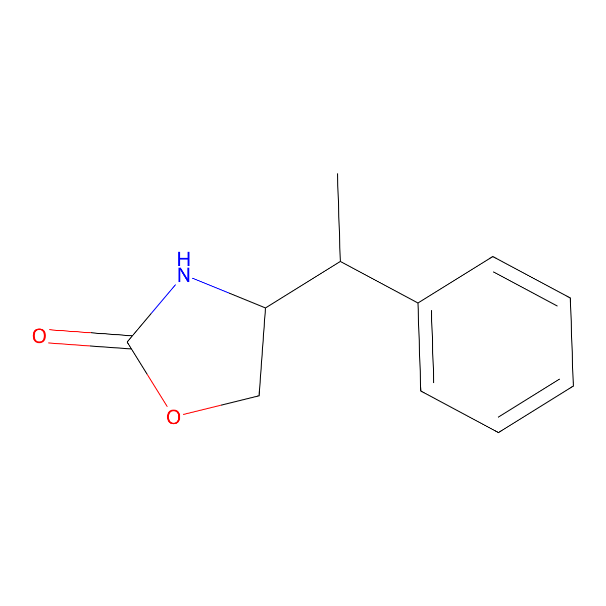 4-(1-Phenylethyl)oxazolidin-2-one molecular structure, CAS 1276027-13-4