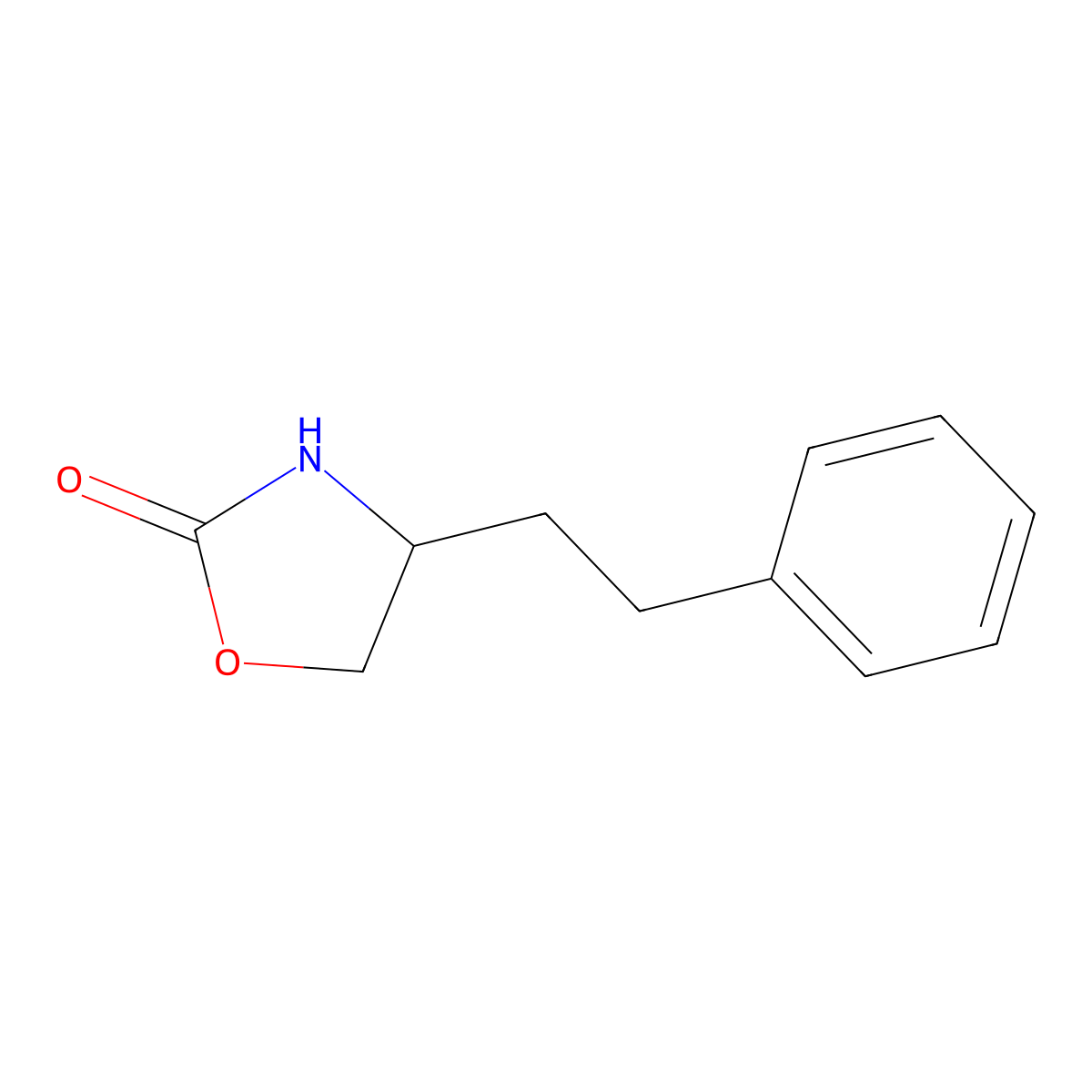 4-(2-Phenylethyl)-1,3-oxazolidin-2-one molecular structure, CAS 1276027-20-3