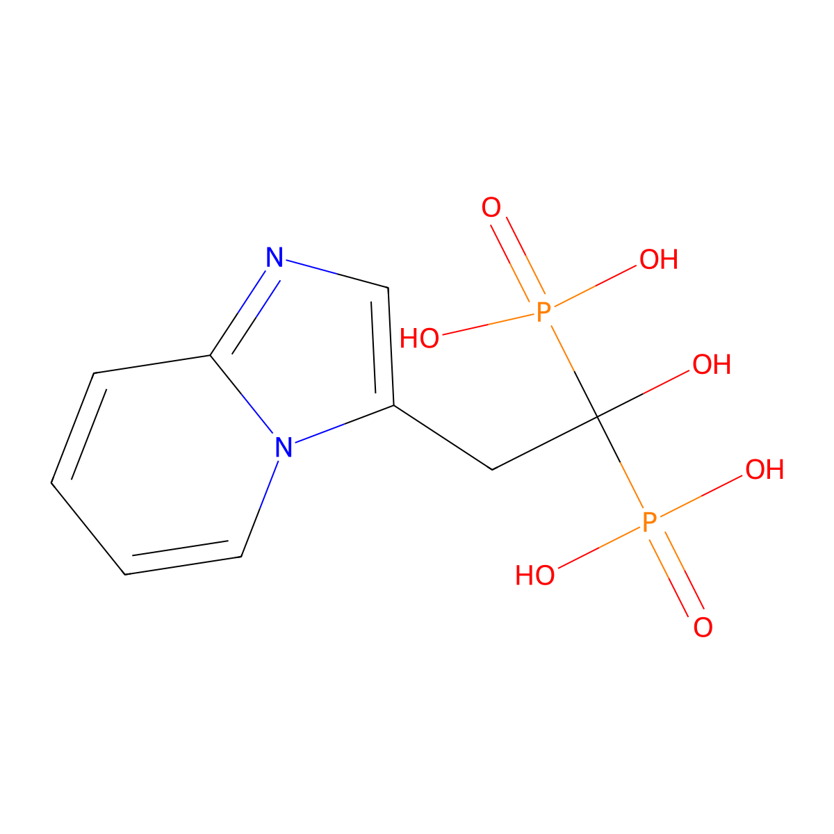 Minodronic Acid molecular structure, CAS 127657-42-5
