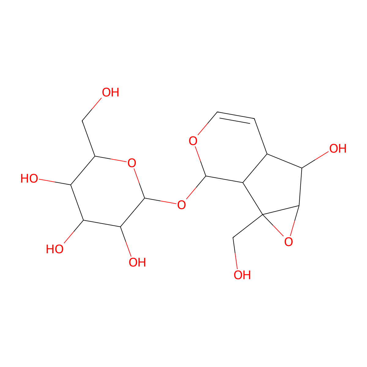 Catalpinoside molecular structure, CAS 1276652-90-4