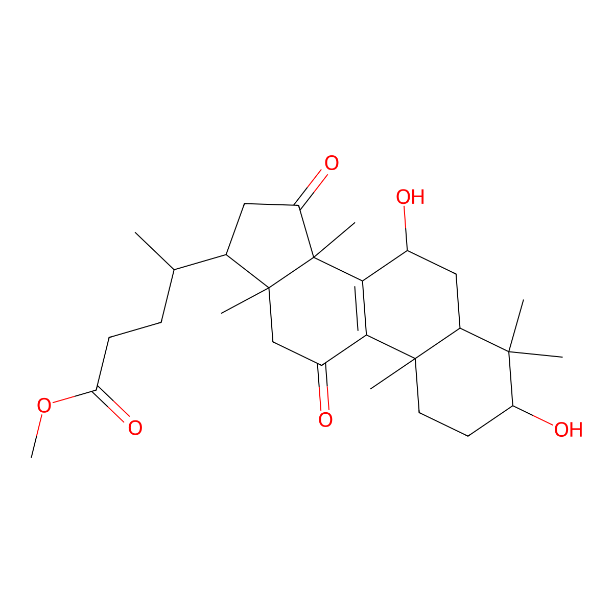 Methyl Lucidenate N molecular structure, CAS 1276655-49-2