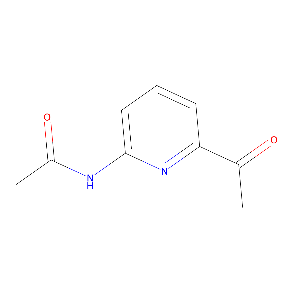 6-Acetamido-2-acetylpyridine molecular structure, CAS 127682-72-8