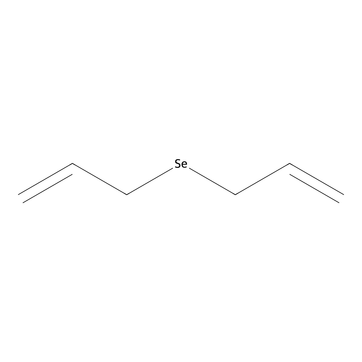 Selenide, diallyl- molecular structure, CAS 127699-25-6