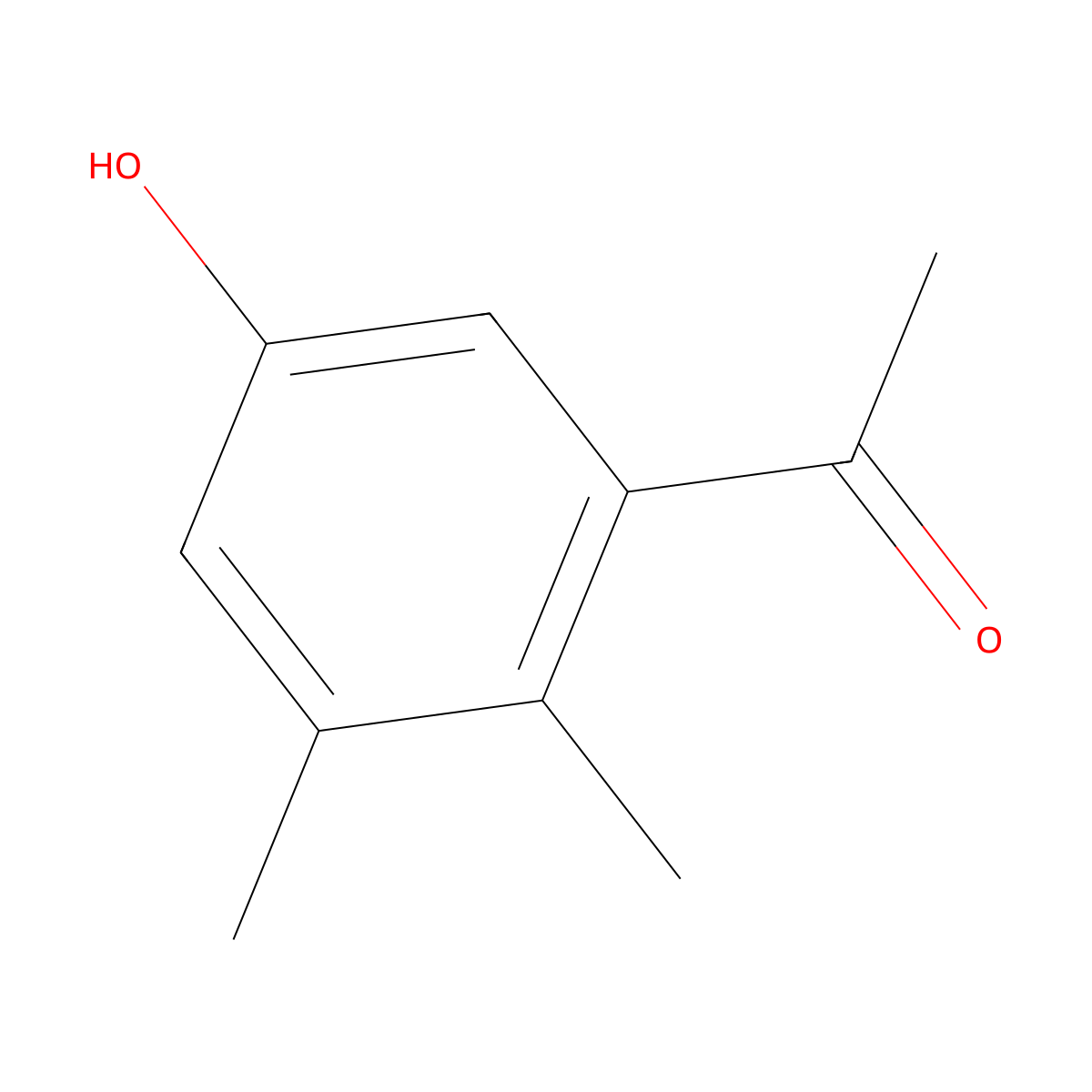 1-(5-Hydroxy-2,3-dimethylphenyl)ethanone molecular structure, CAS 127701-70-6