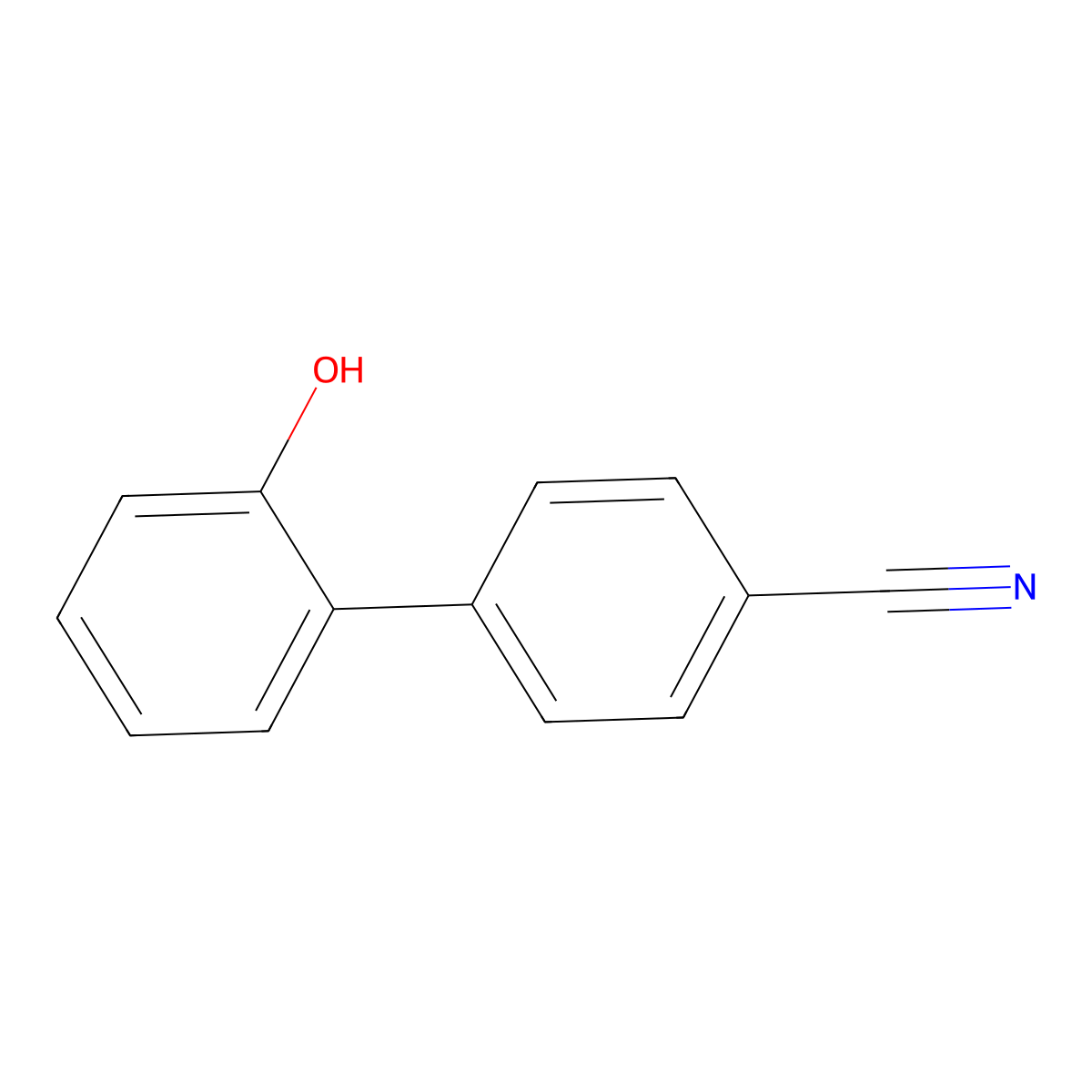 2-(4-Cyanophenyl)phenol molecular structure, CAS 127703-35-9