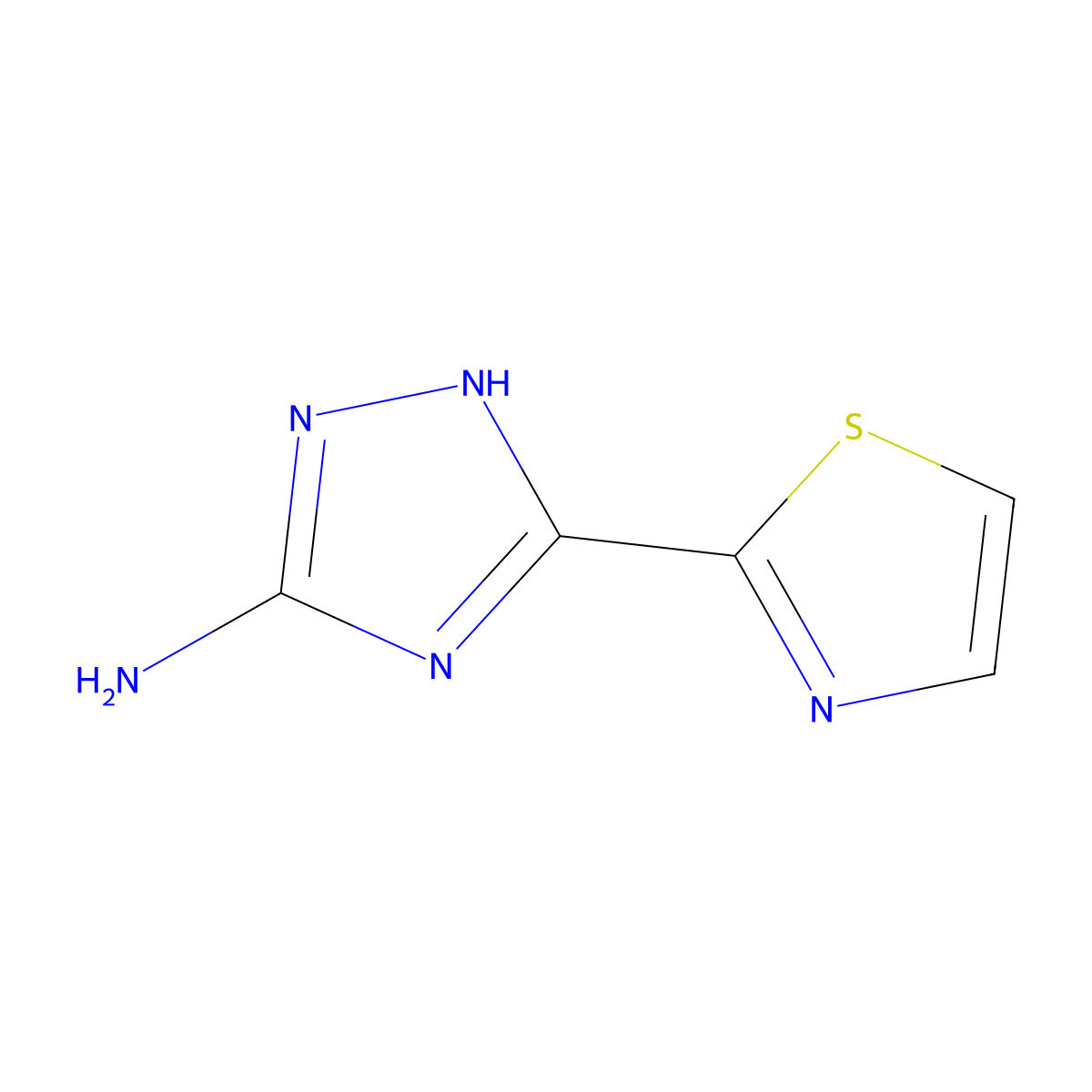 5-Amino-3-(2-thiazolyl)-1H-1,2,4-triazole molecular structure, CAS 1277174-10-3