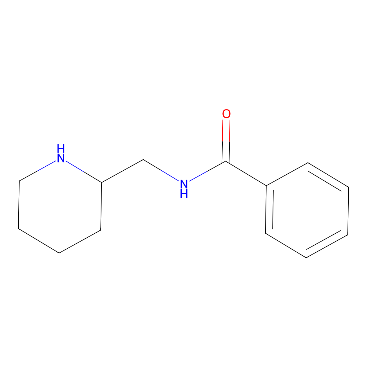 N-[(piperidin-2-yl)methyl]benzamide molecular structure, CAS 127722-73-0