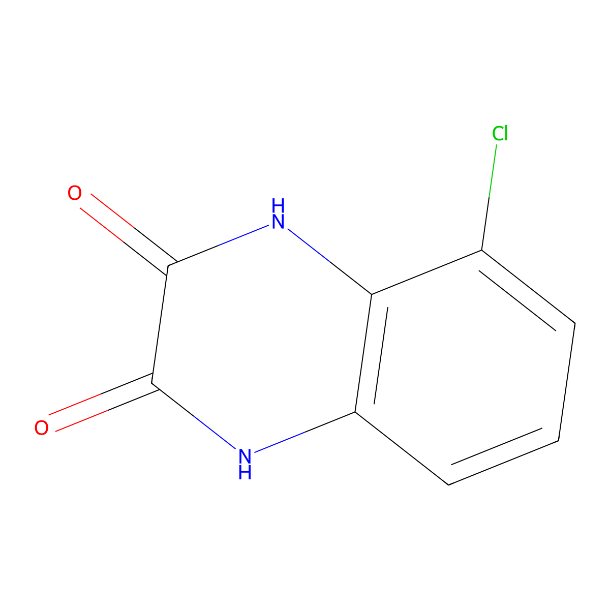 5-Chloroquinoxaline-2,3-diol molecular structure, CAS 127731-60-6
