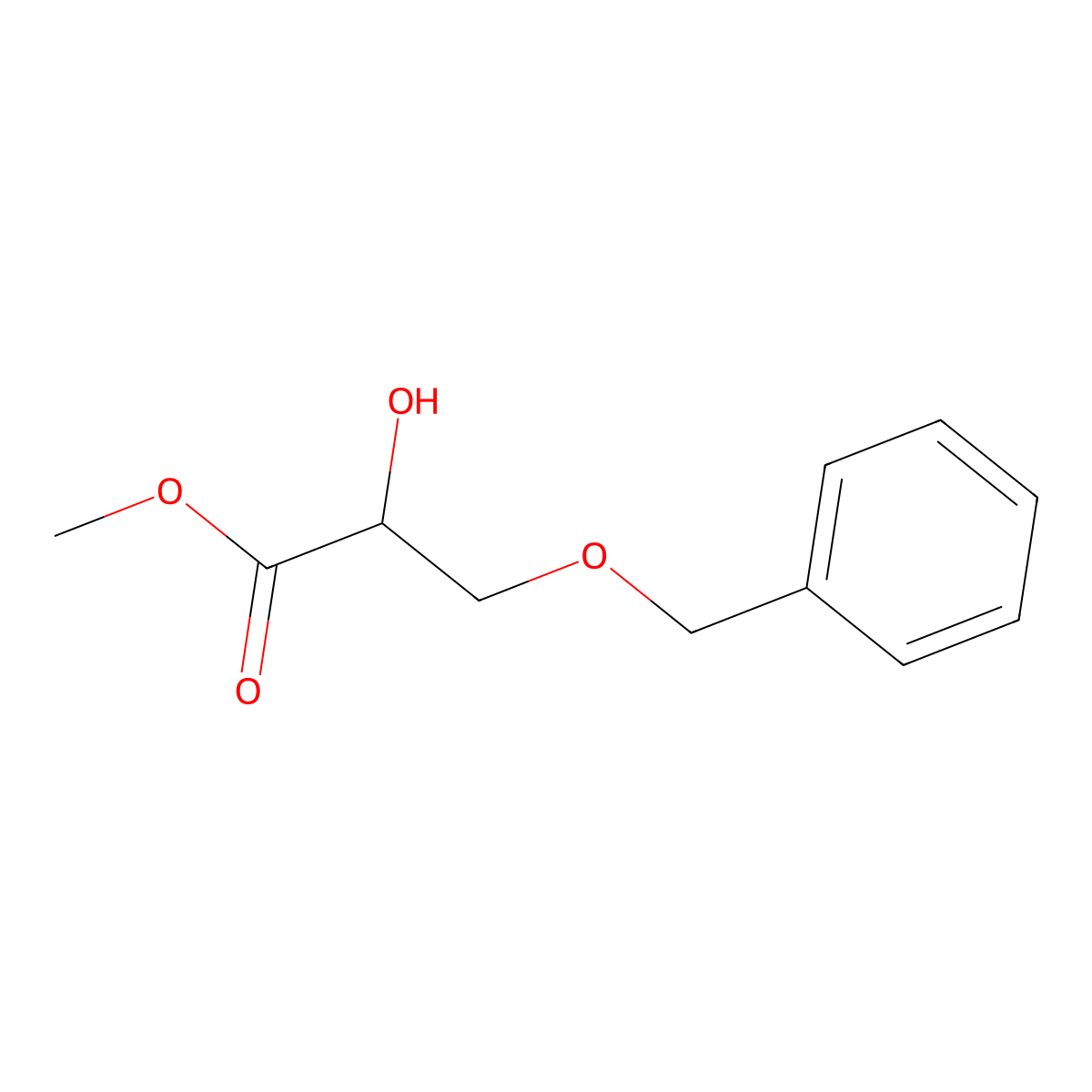 (S)-3-Benzyloxy-2-hydroxypropionic acid methyl ester molecular structure, CAS 127744-28-9