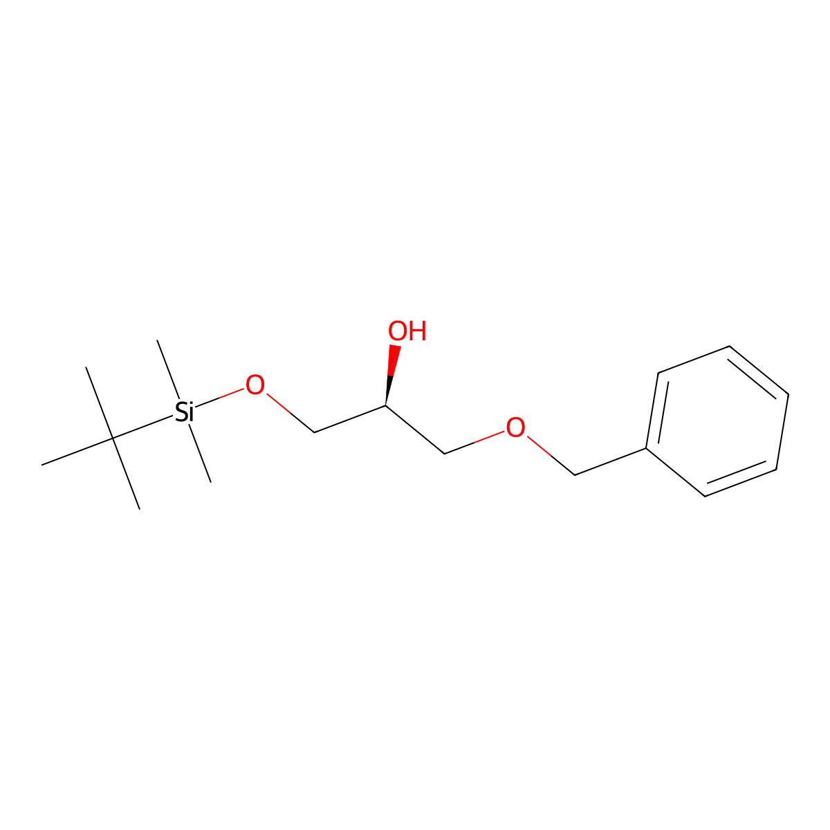 (S)-1-(Benzyloxy)-3-(tert-butyldimethylsilyloxy)propan-2-OL molecular structure, CAS 127744-29-0