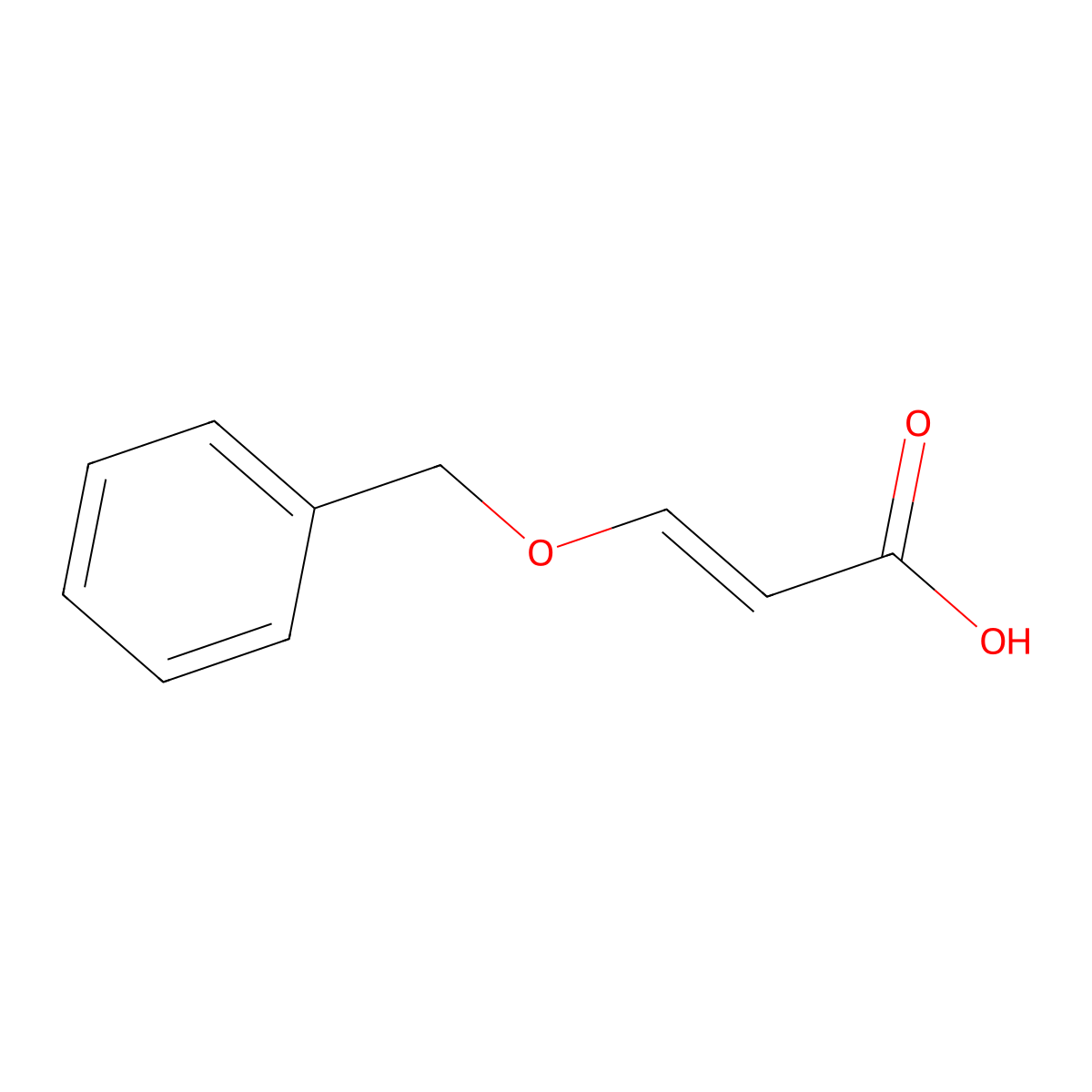 (E)-3-(Benzyloxy)acrylic Acid molecular structure, CAS 127762-22-5