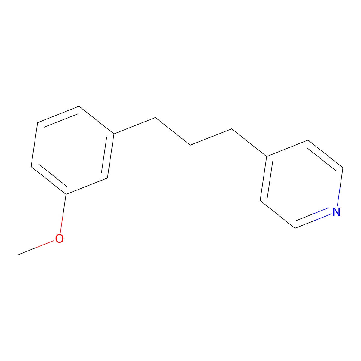 4-[3-(3-Methoxyphenyl)propyl]pyridine molecular structure, CAS 127781-73-1