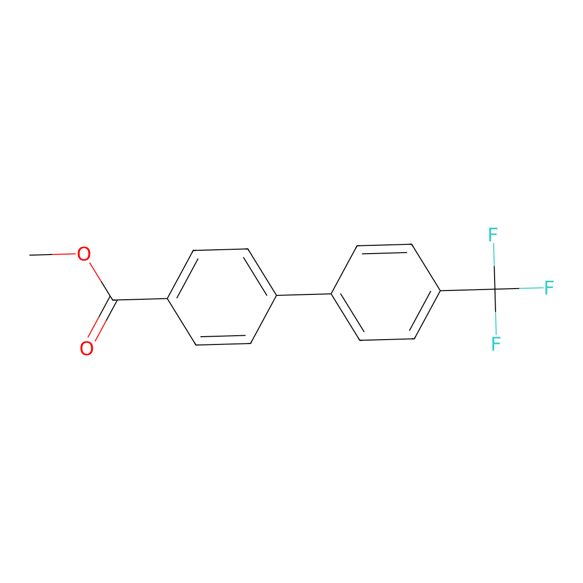Methyl 4'-(trifluoromethyl)-[1,1'-biphenyl]-4-carboxylate molecular structure, CAS 127783-73-7