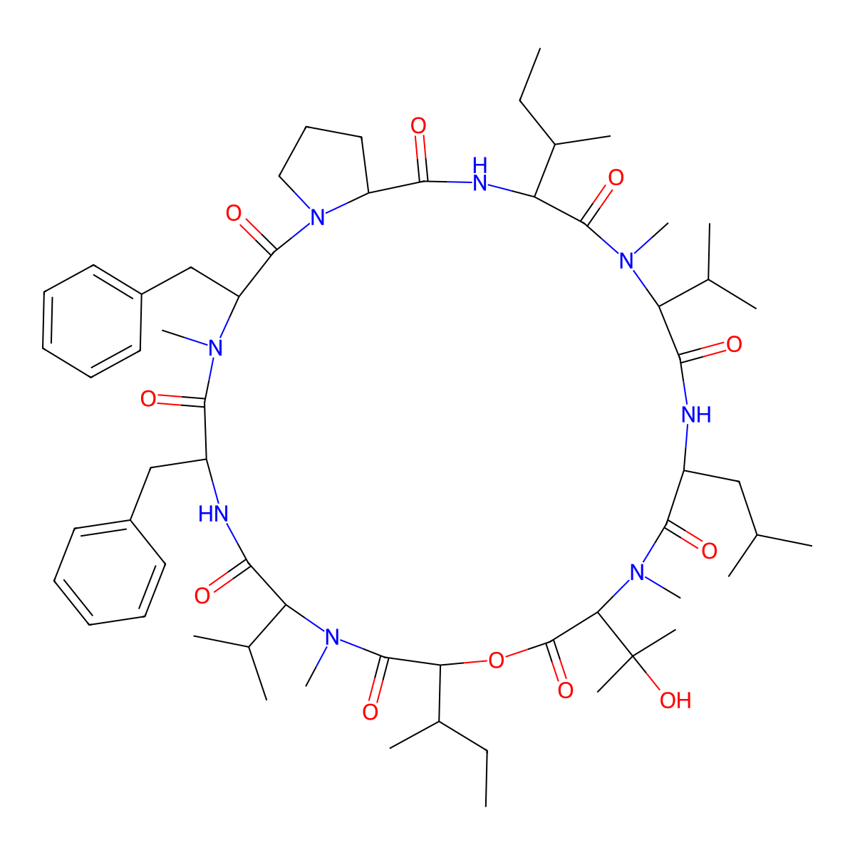 Basifungin molecular structure, CAS 127785-64-2