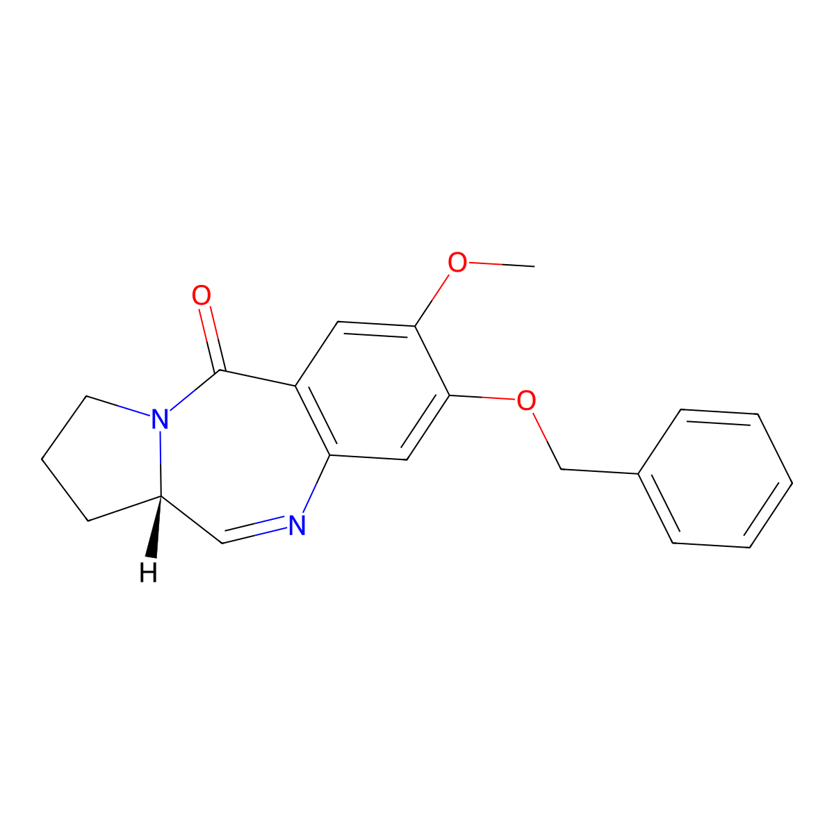 Benzyl DC-81 molecular structure, CAS 127810-79-1