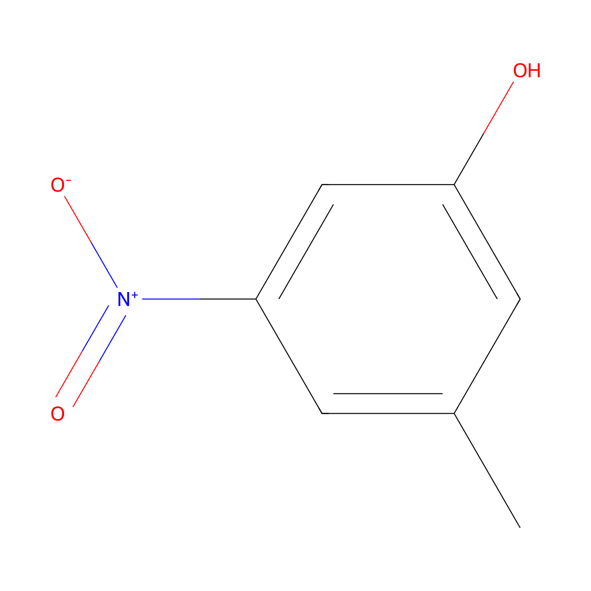 3-Methyl-5-nitrophenol molecular structure, CAS 127818-58-0