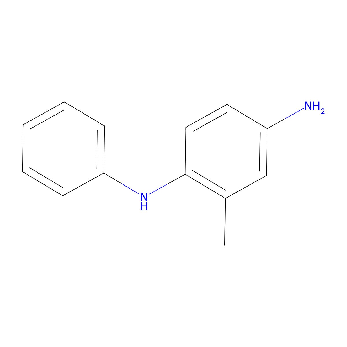 2-methyl-N1-phenylbenzene-1,4-diamine molecular structure, CAS 127818-73-9