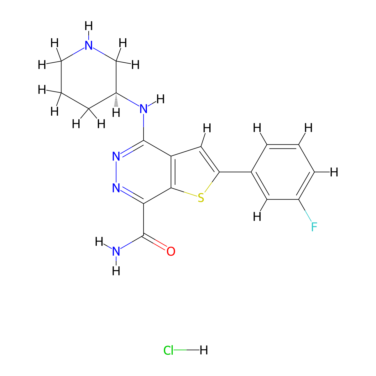 Chk-IN-1 molecular structure, CAS 1278405-51-8