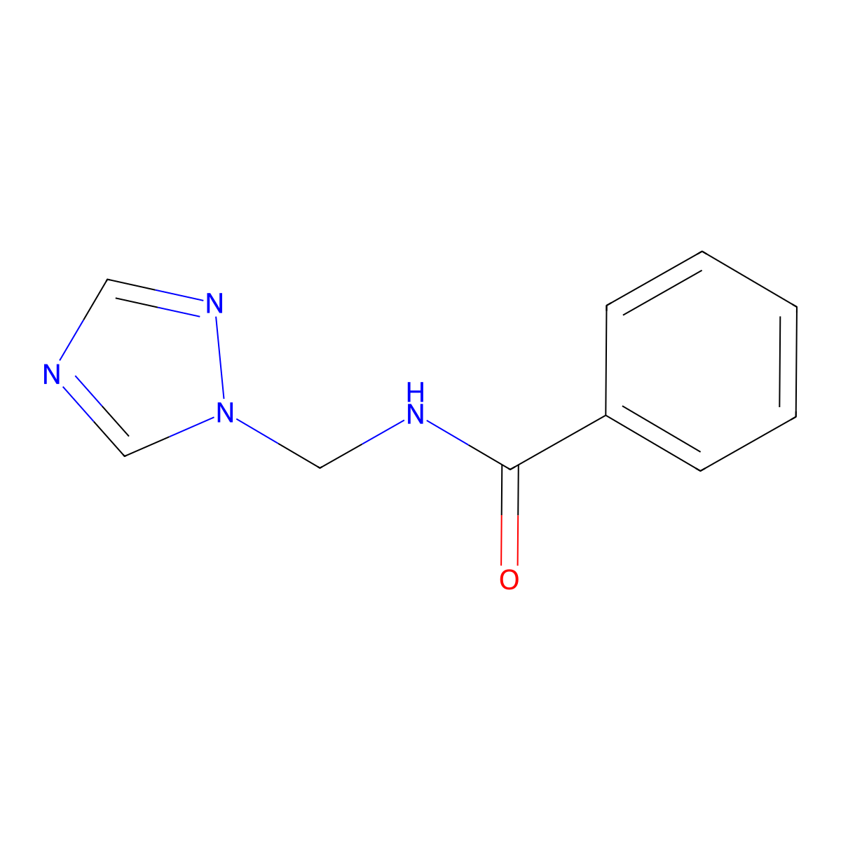 N-(1H-1,2,4-Triazol-1-ylmethyl)benzamide molecular structure, CAS 127843-33-8