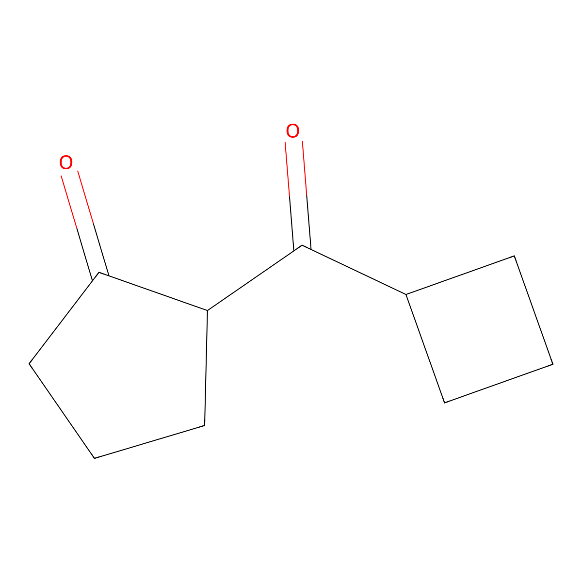 2-Cyclobutanecarbonylcyclopentan-1-one molecular structure, CAS 127865-06-9