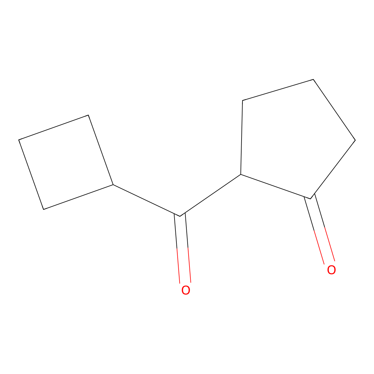 2-Cyclobutanecarbonylcyclopentan-1-one molecular structure, CAS 127865-06-9