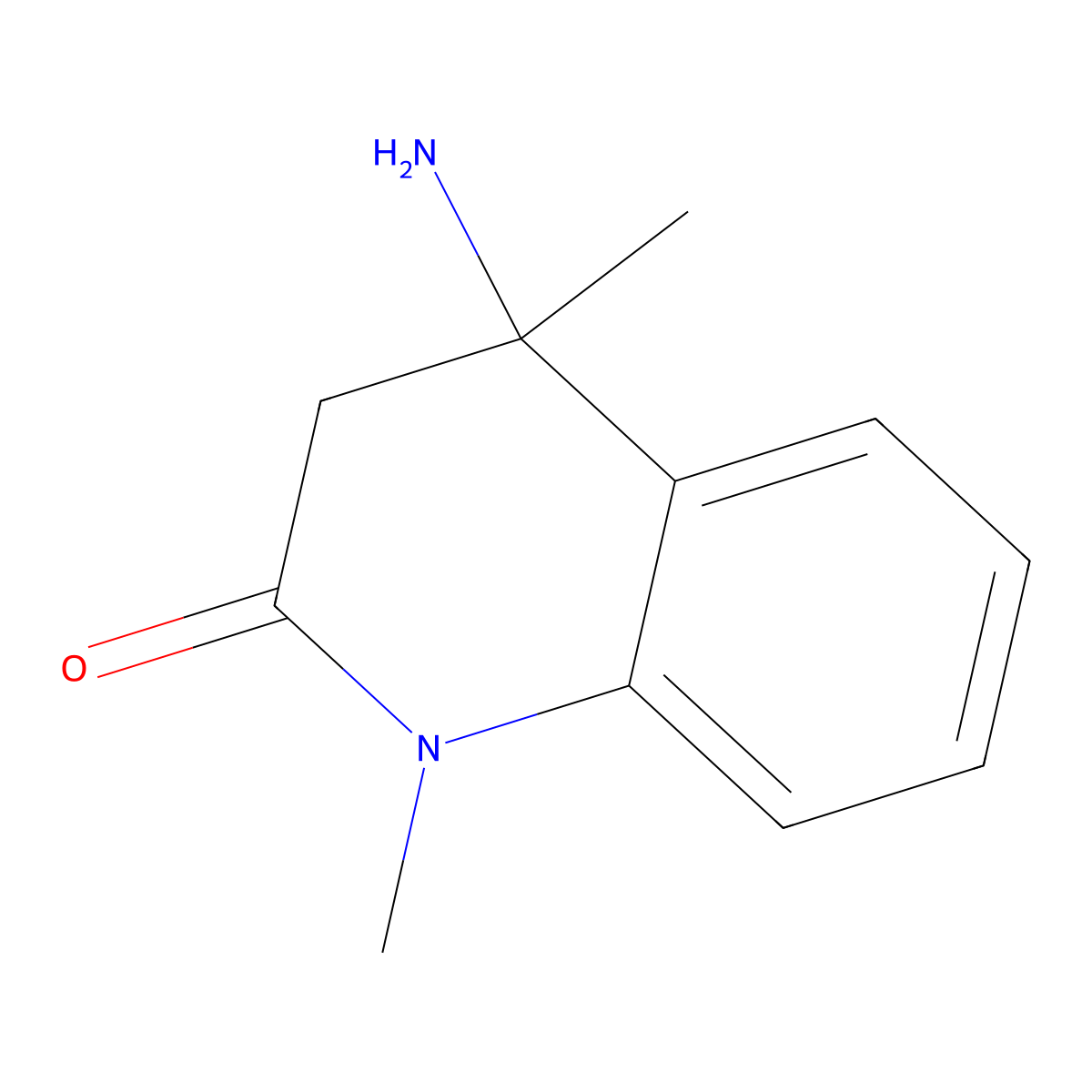 4-Amino-1,4-dimethyl-3,4-dihydroquinolin-2(1H)-one molecular structure, CAS 1278662-33-1